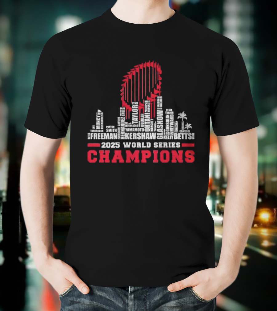 Philadelphia Phillies 2023 World Series Champions Skyline Celebration T-Shirt