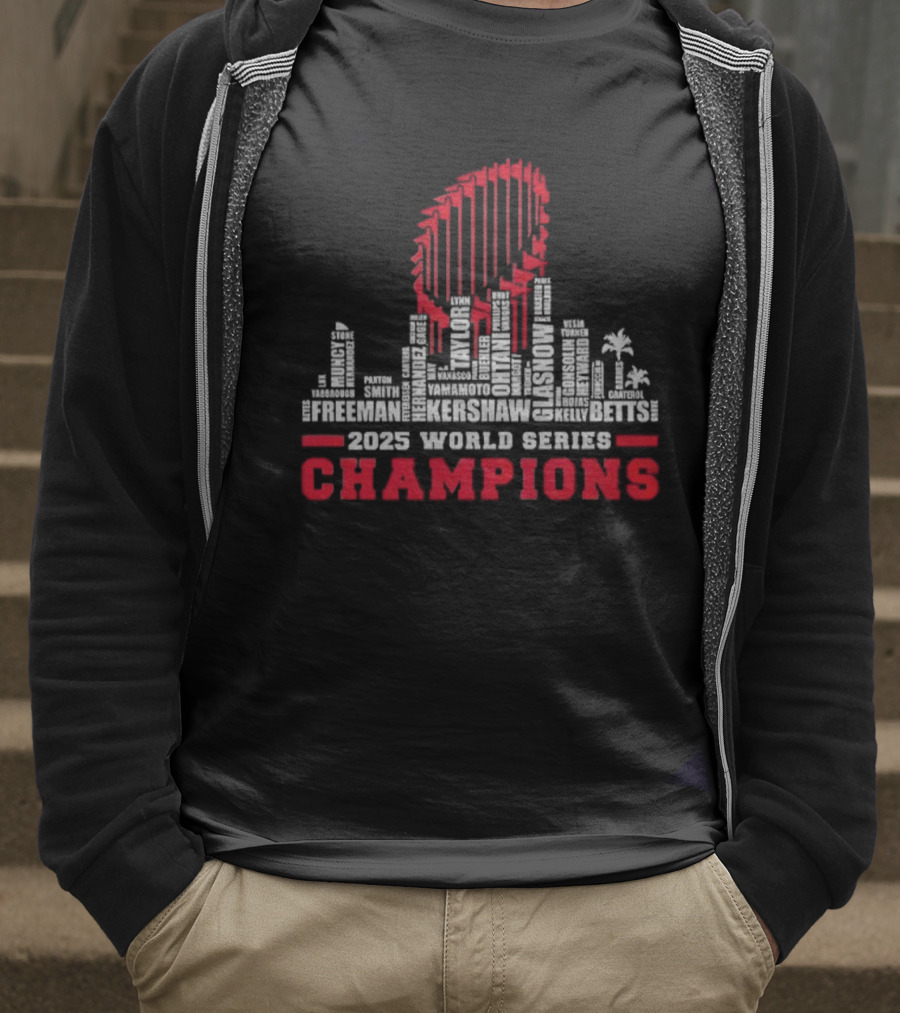 Philadelphia Phillies 2023 World Series Champions Skyline Celebration T-Shirt