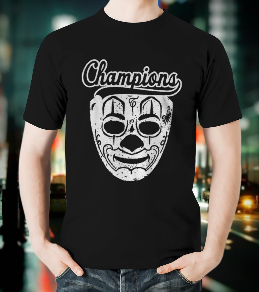 Los Angeles Dodgers Champions Game Day MLB World Series 2025 Mask T-Shirt