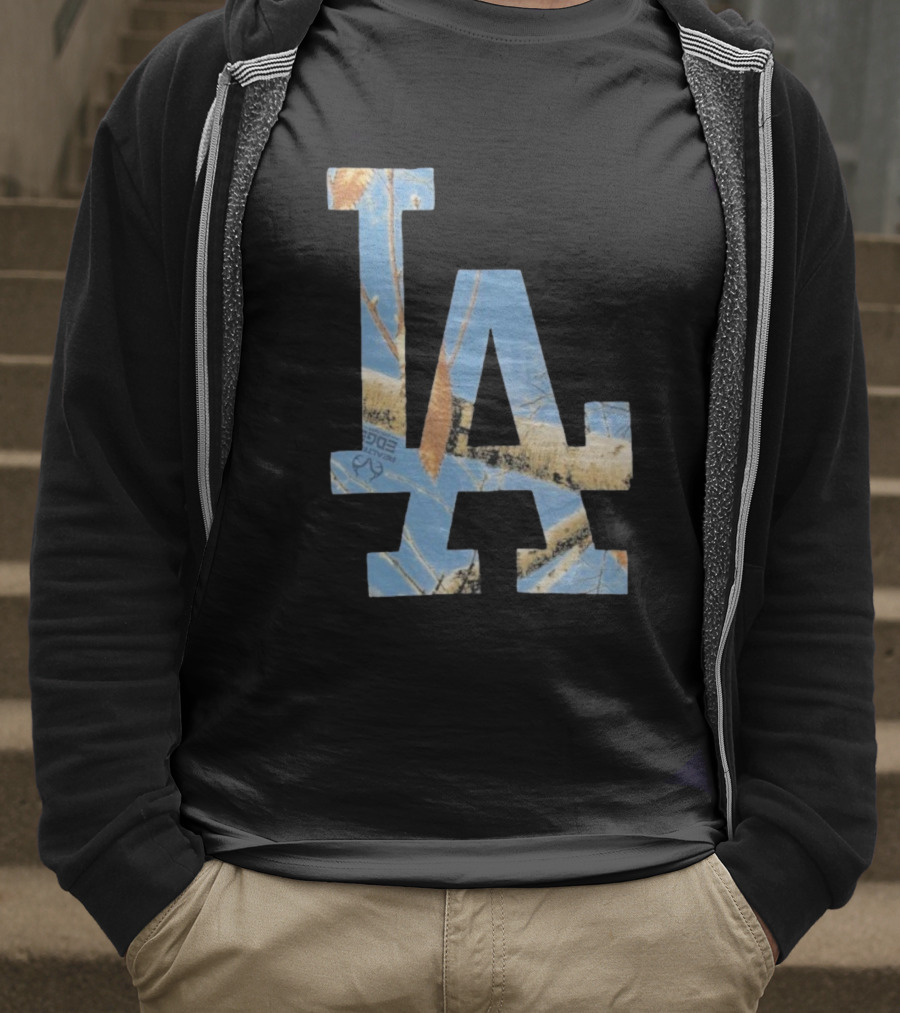Los Angeles Dodgers LA Realtree Edge Camouflage T-Shirt