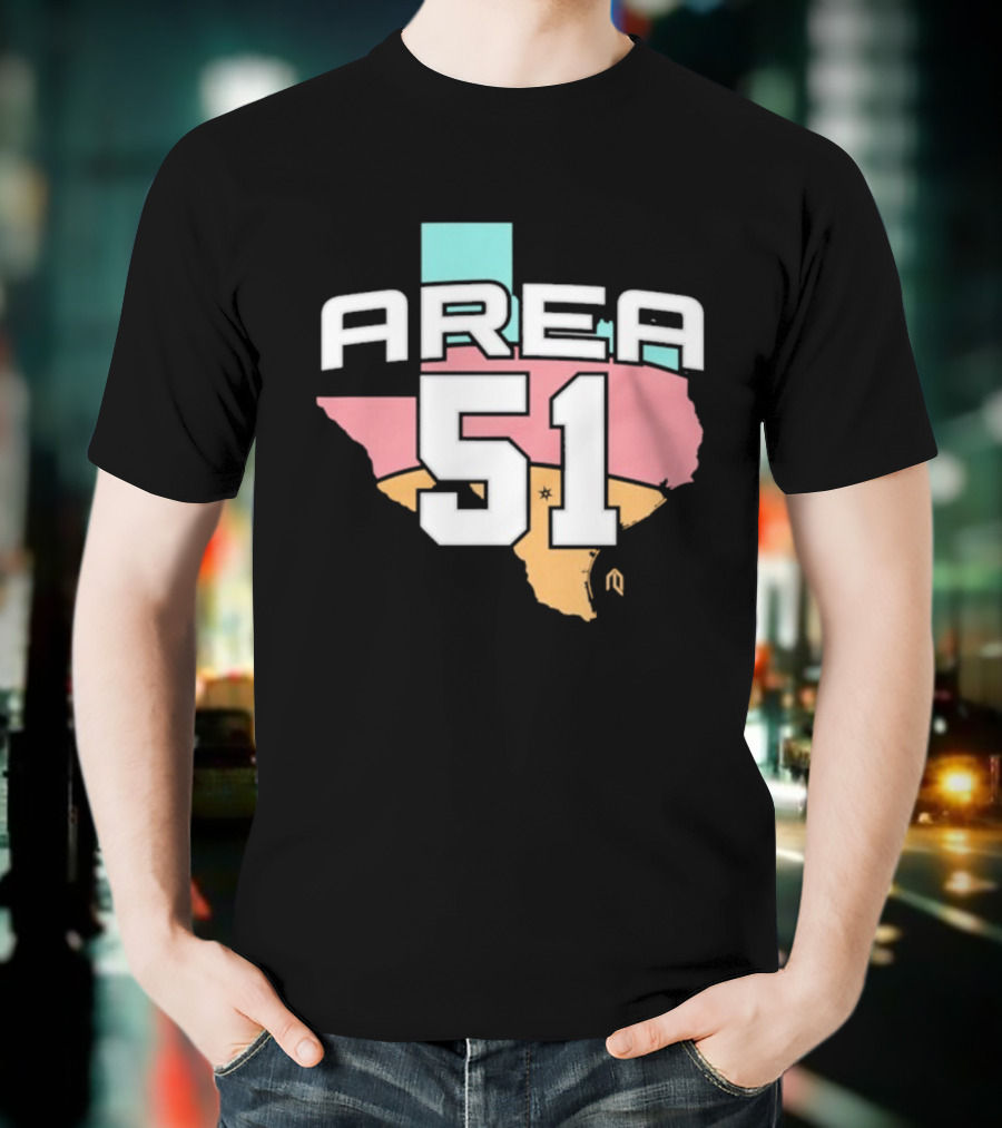 San Antonio Spurs Area 51 Texas Basketball Theme T-Shirt