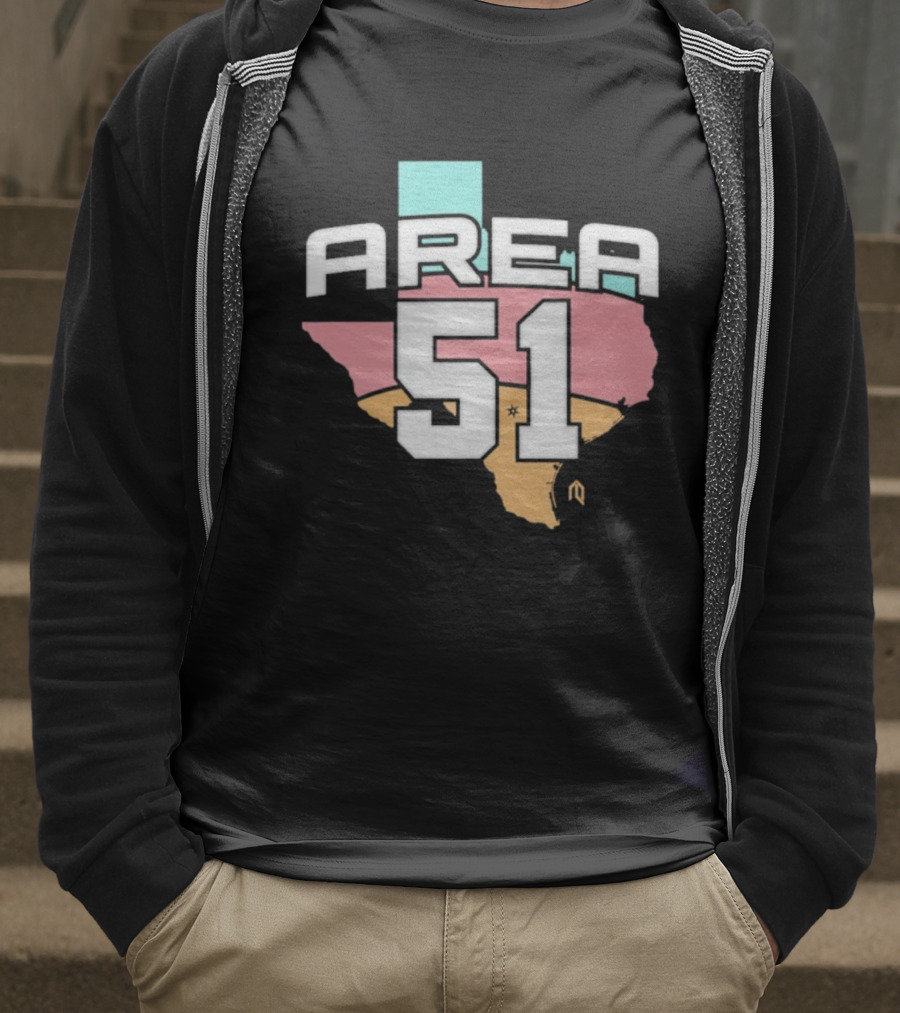 San Antonio Spurs Area 51 Texas Basketball Theme T-Shirt