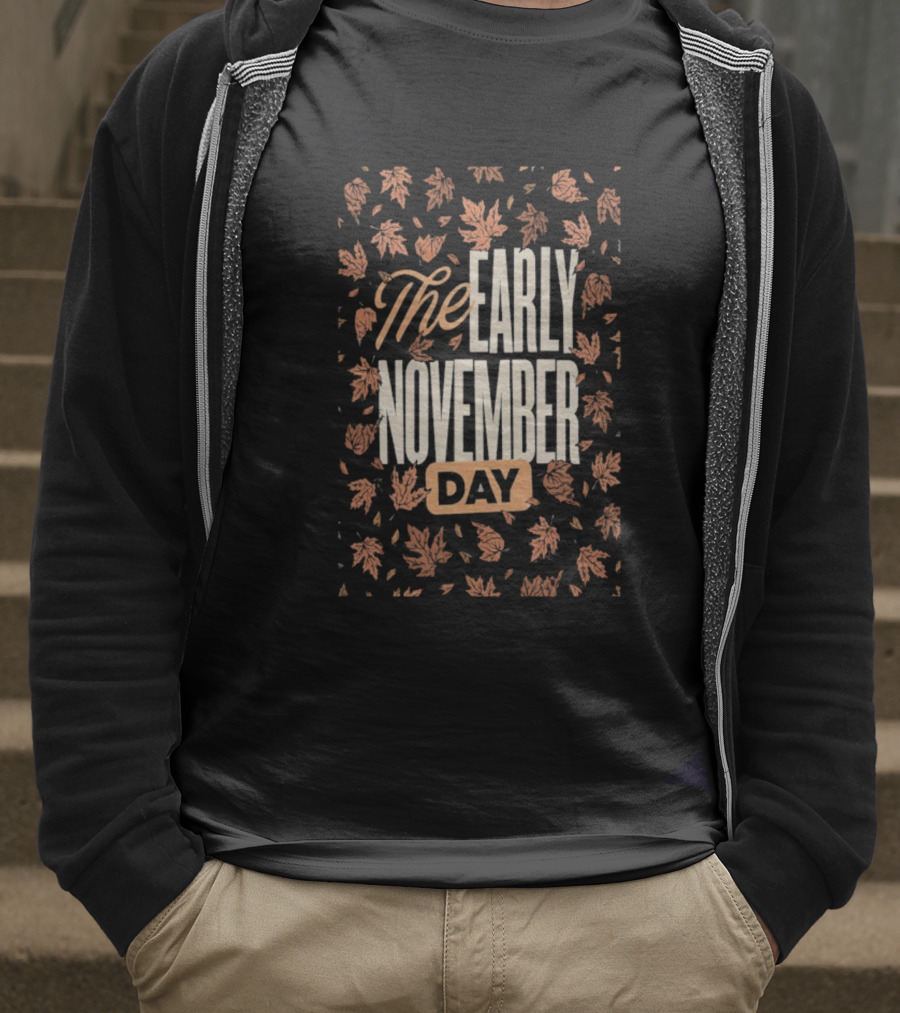 The Early November Day Leaf Pattern 2025 Tour T-Shirt