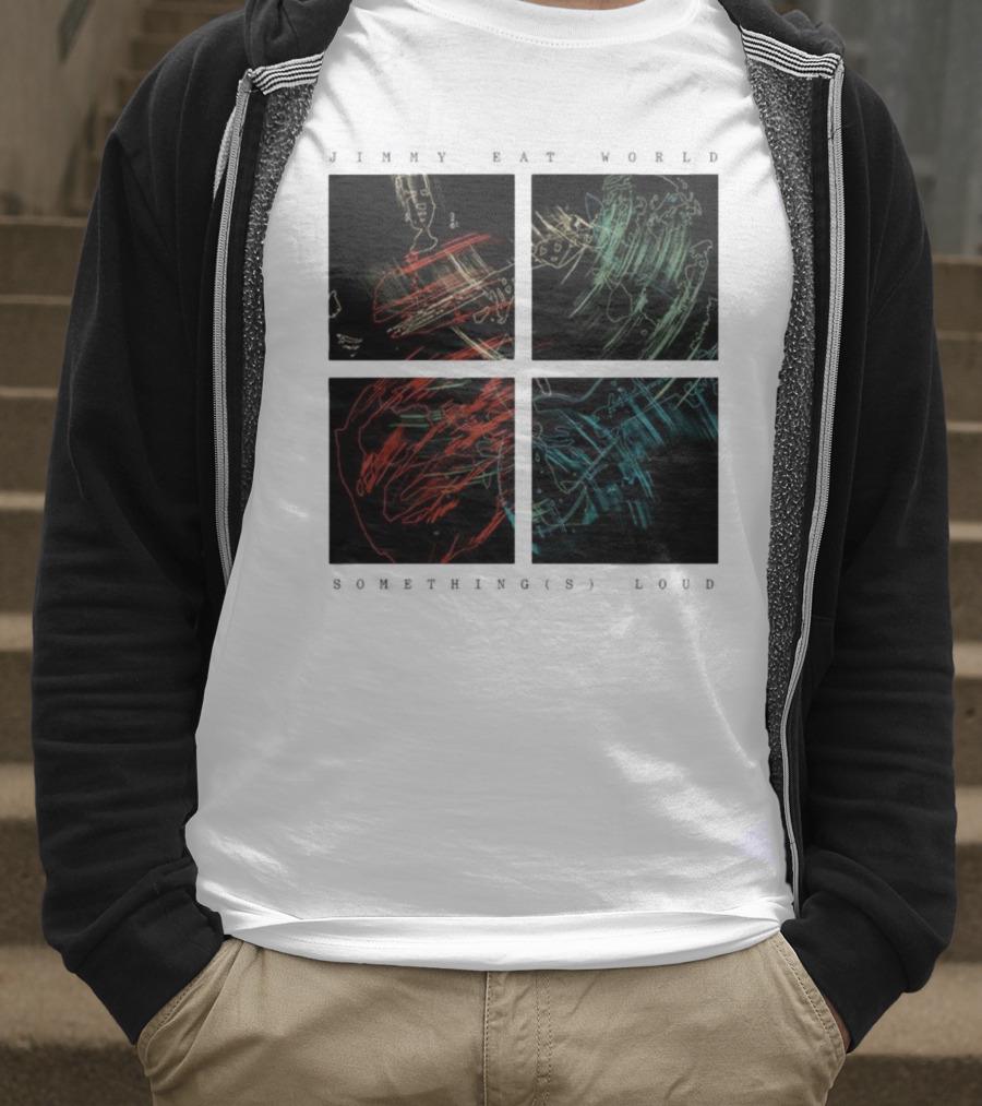 Jimmy Eat World Somethings Loud Quad Abstract Art T-Shirt