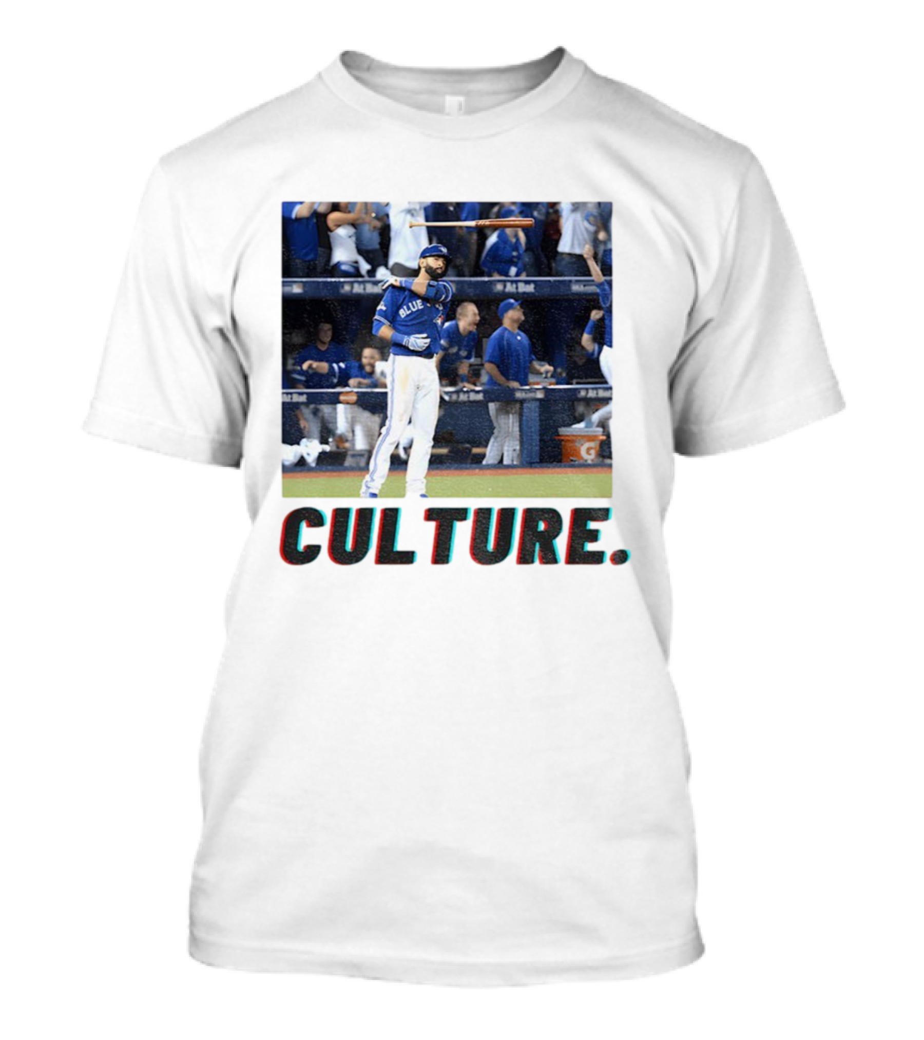 Blue Jays Jose Bautista Iconic Bat Flip Culture Celebration T-Shirt