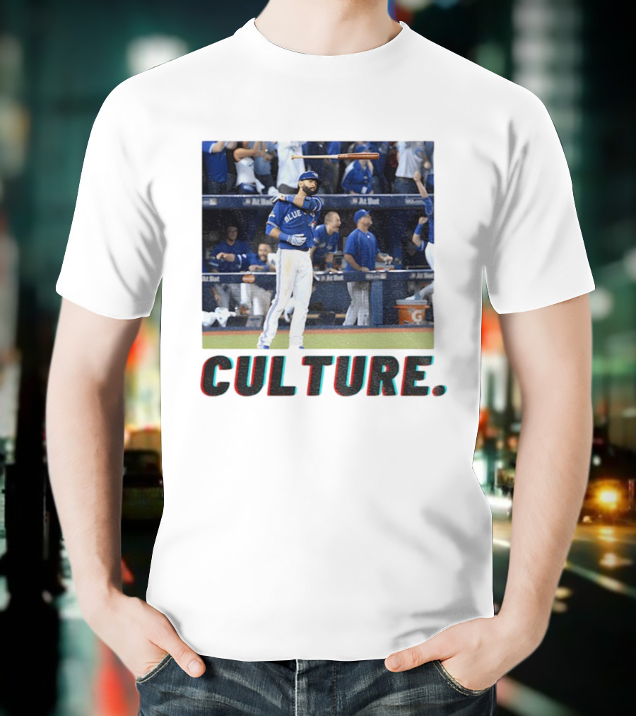 Blue Jays Jose Bautista Iconic Bat Flip Culture Celebration T-Shirt