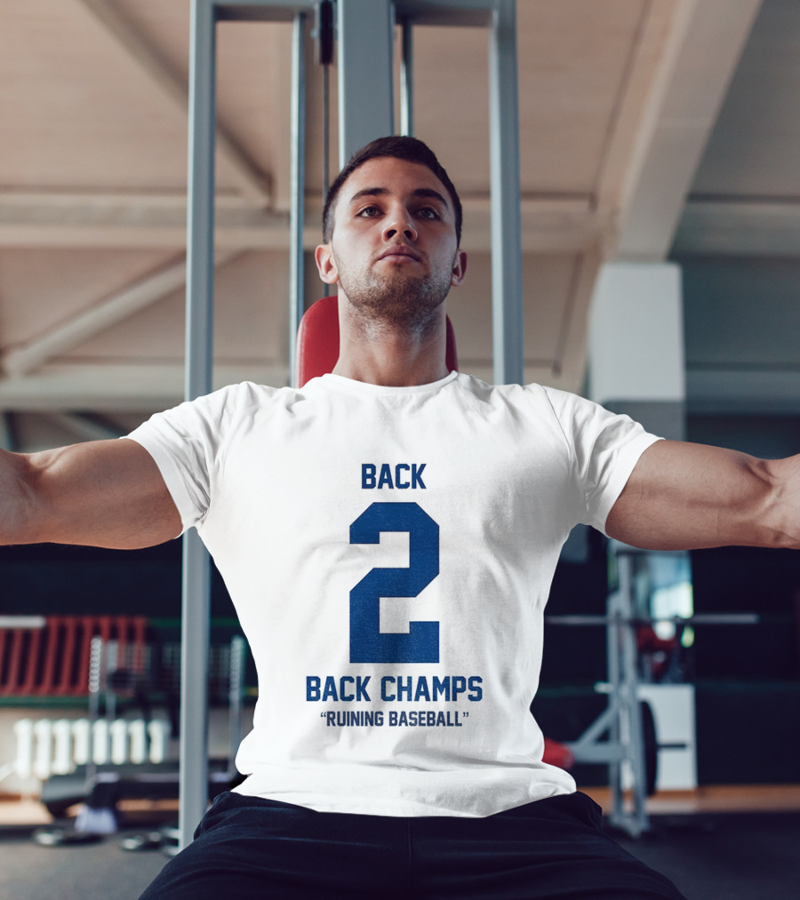 Back 2 Back Champs Ruining Baseball T-Shirt