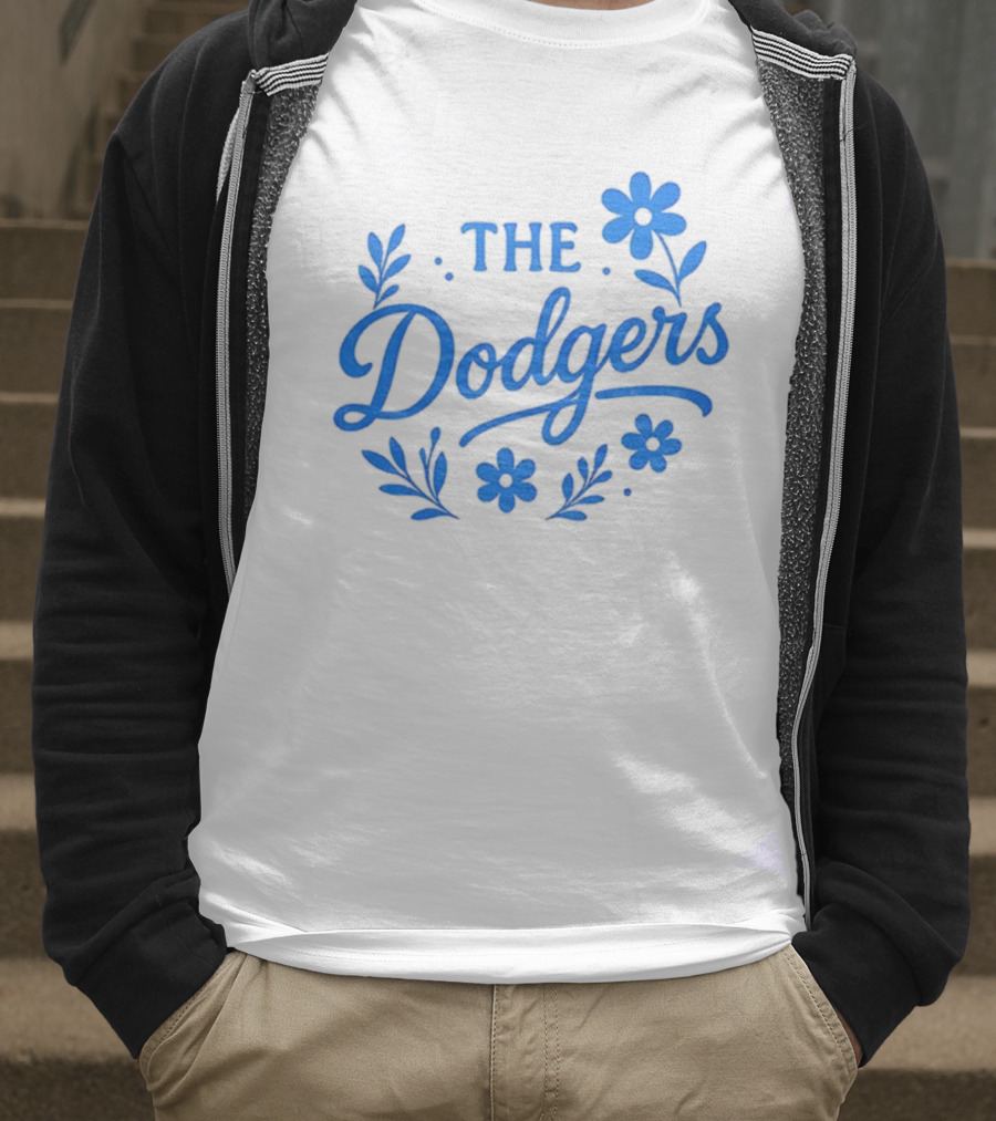 Floral Dodgers World Series 2025 Los Angeles Dodgers Flowers T-Shirt