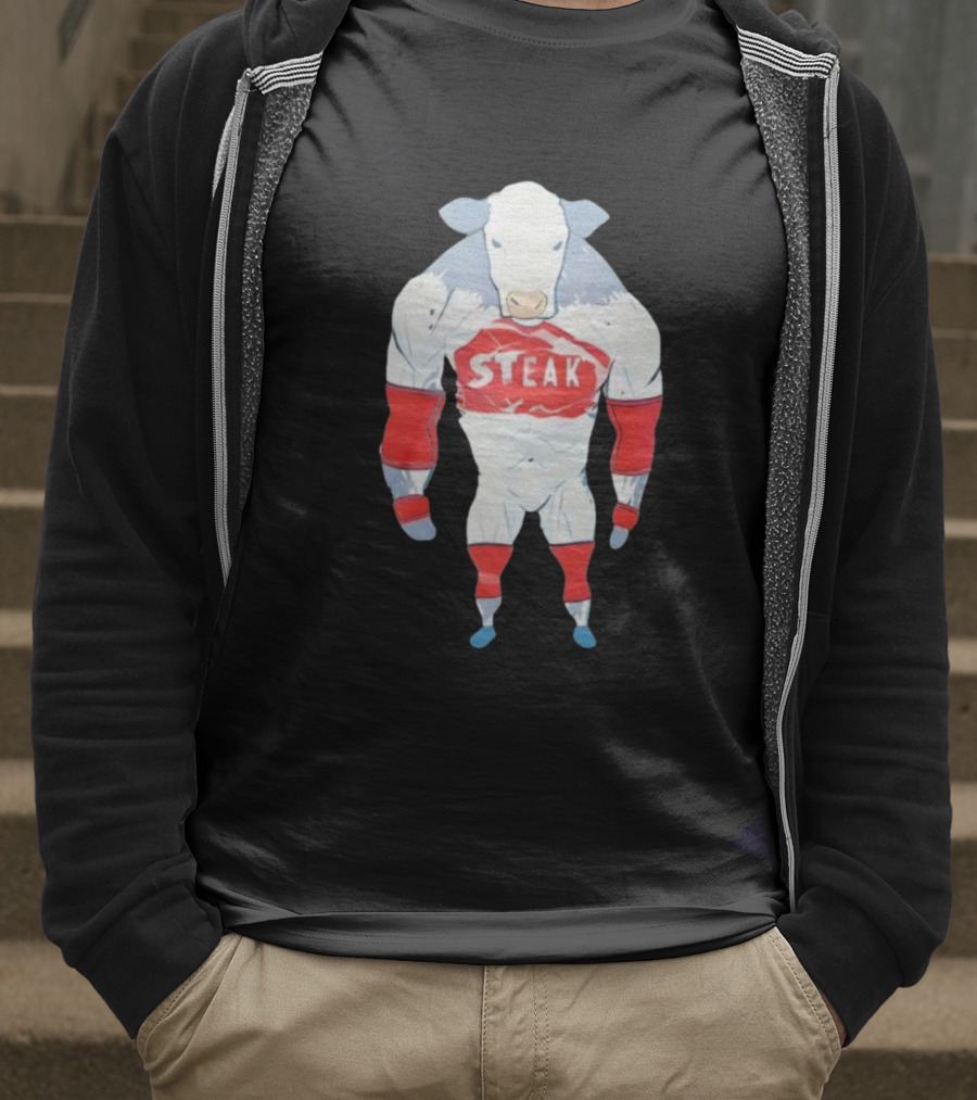 Dr Shawn Baker Cow Steak Muscle Beef Athlete T-Shirt