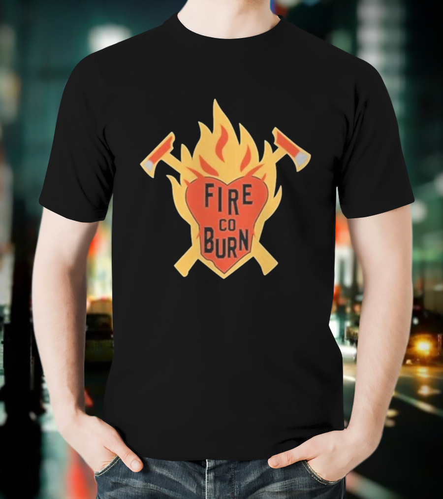 Fire Country Sharon Fire Co Burn Axes And Flames T-Shirt