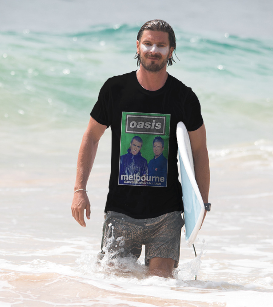 Oasis Melbourne November 4 2025 Marvel Stadium T-Shirt