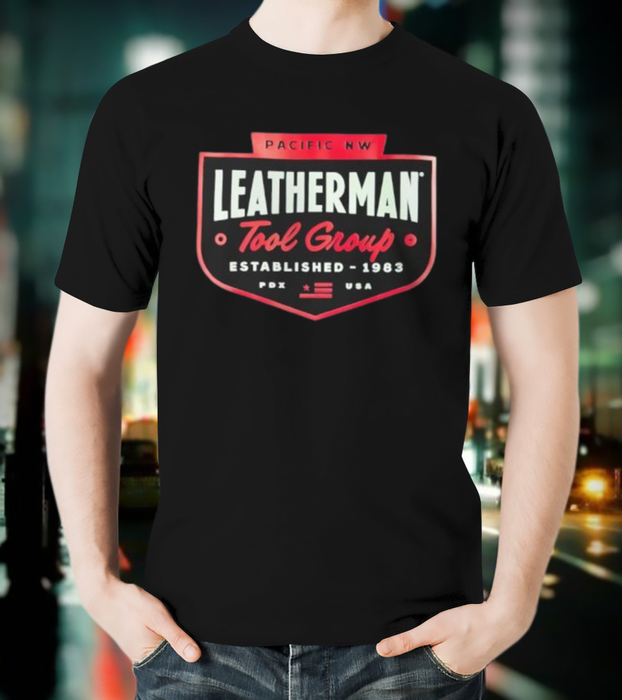 Pacific NW Leatherman Tool Group Established 1983 PDX USA T-Shirt