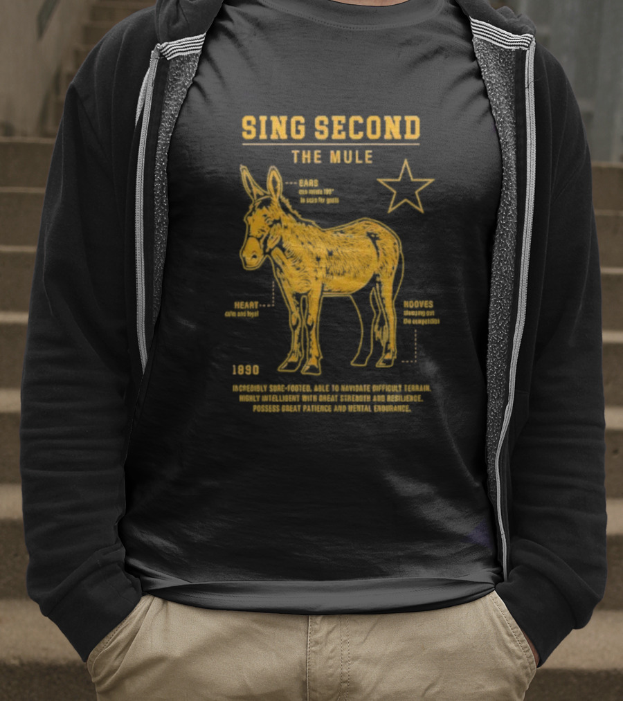 Sing Second The Mule 1890 Star Chart T-Shirt