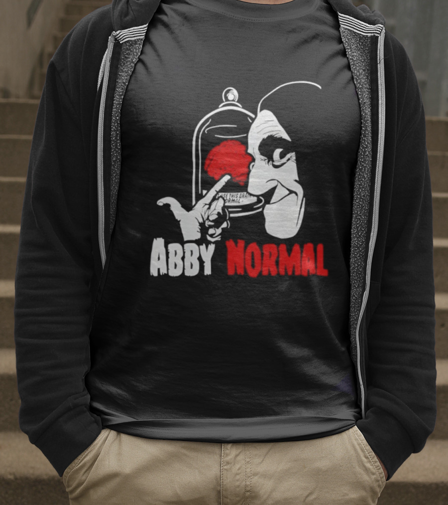 Abby Normal Red Brain Young Frankenstein Character настрой T-Shirt