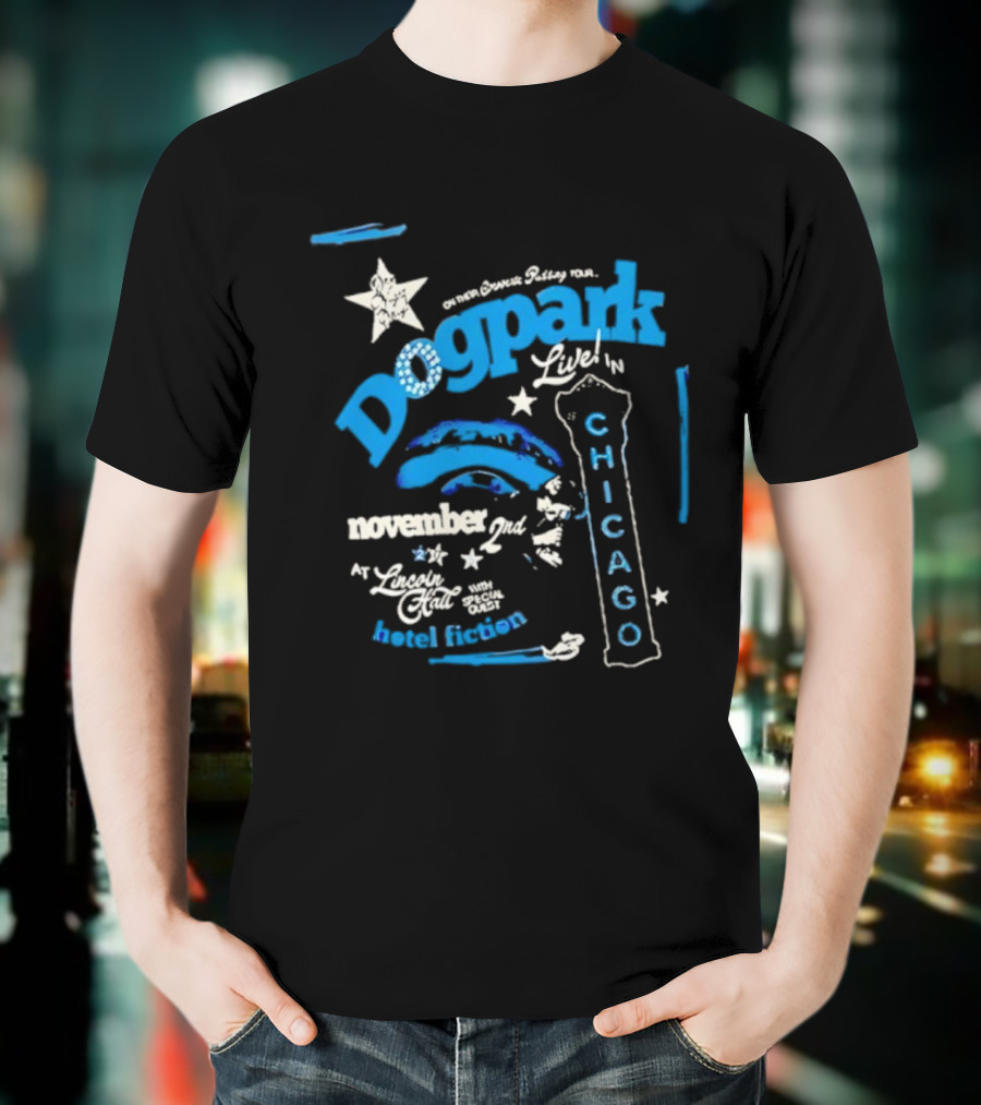 Dogpark Live Chicago November 2 2025 Lincoln Hall One Night Only T-Shirt