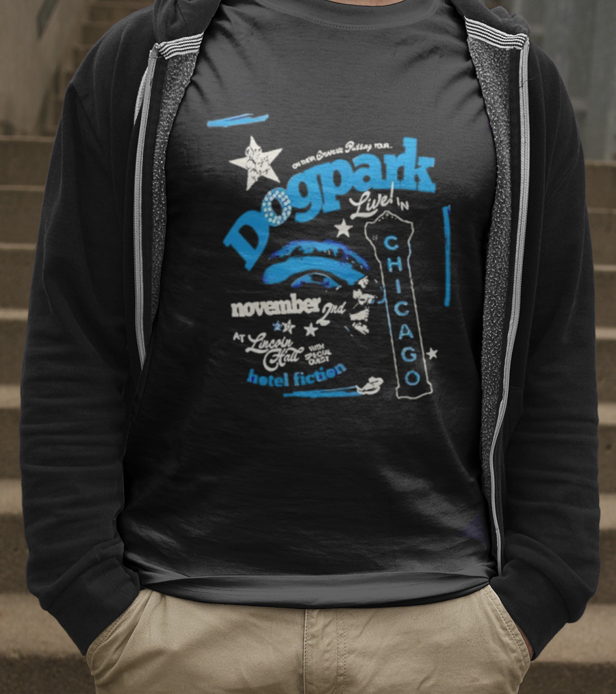 Dogpark Live Chicago November 2 2025 Lincoln Hall One Night Only T-Shirt