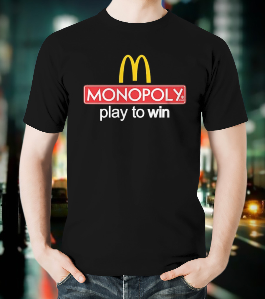 Monopoly Play To Win McDonald's Iconic Game Collaboration T-Shirt