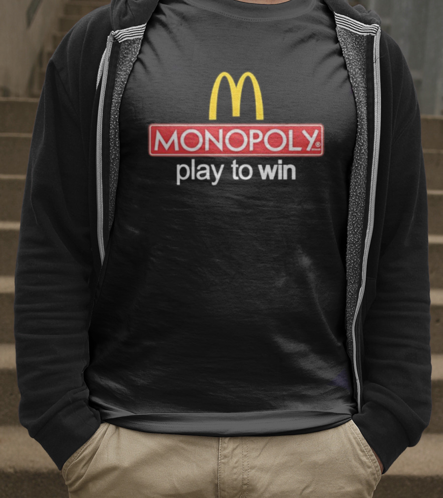 Monopoly Play To Win McDonald's Iconic Game Collaboration T-Shirt