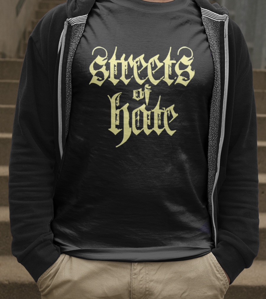Streets Of Hate No Pressure Gothic Style T-Shirt