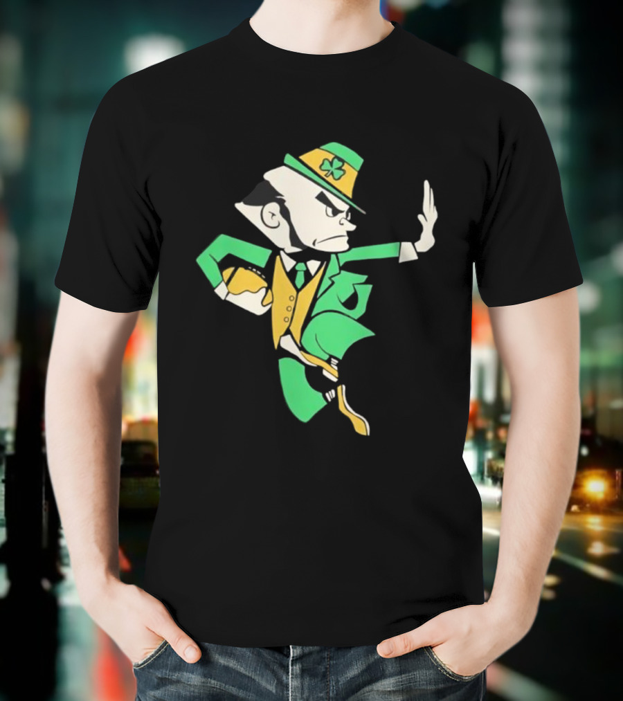Notre Dame Fighting Irish Traditional Leprechaun Mascot T-Shirt
