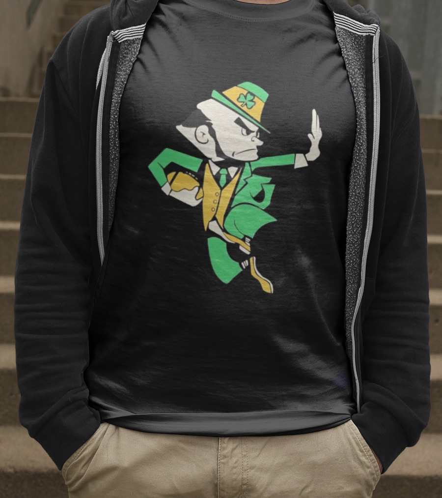 Notre Dame Fighting Irish Traditional Leprechaun Mascot T-Shirt