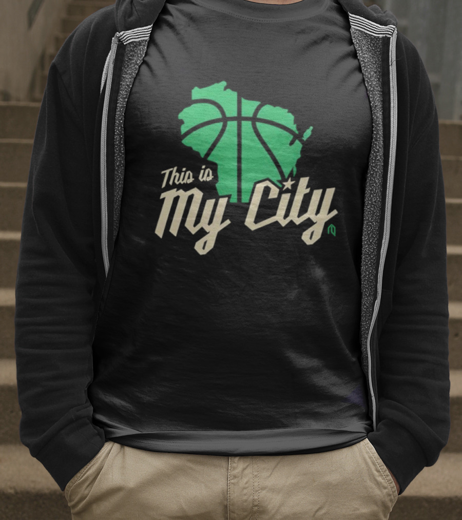 This Is My City Wisconsin Basketball Milwaukee Bucks T-Shirt