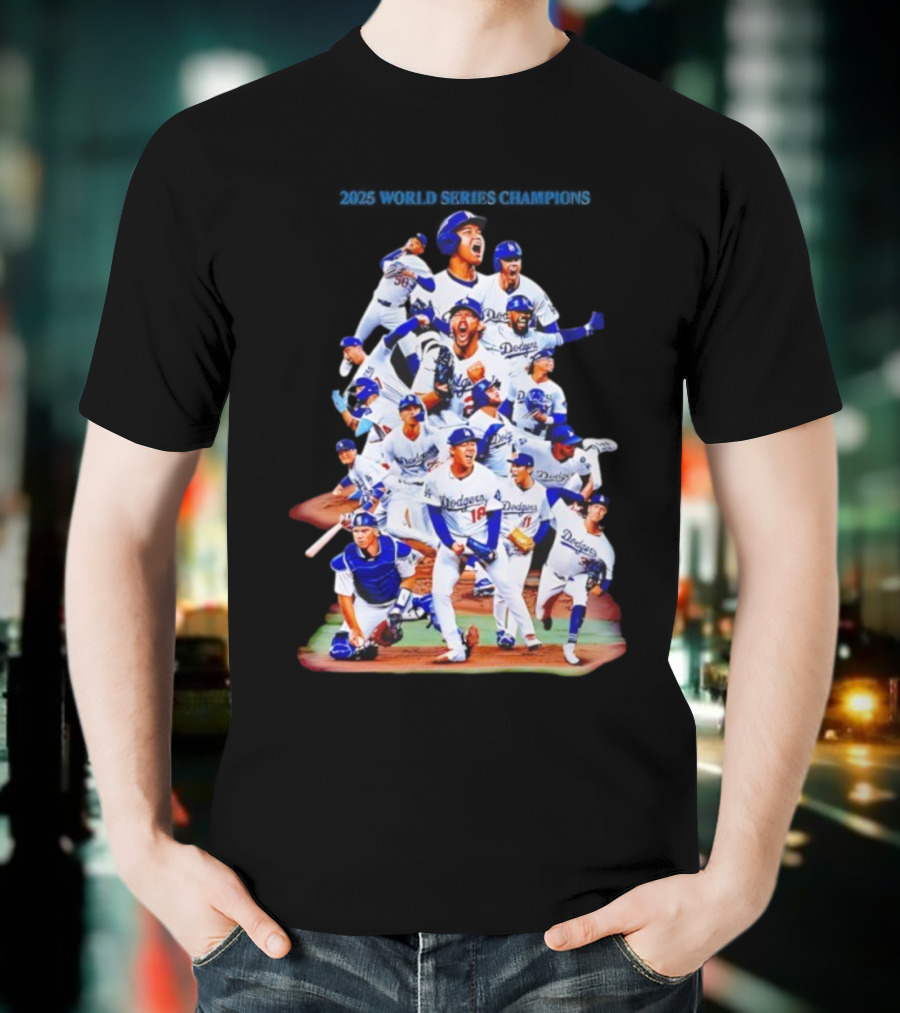 Yoshinobu Yamamoto GOAT Los Angeles Dodgers World Series Champions T-Shirt