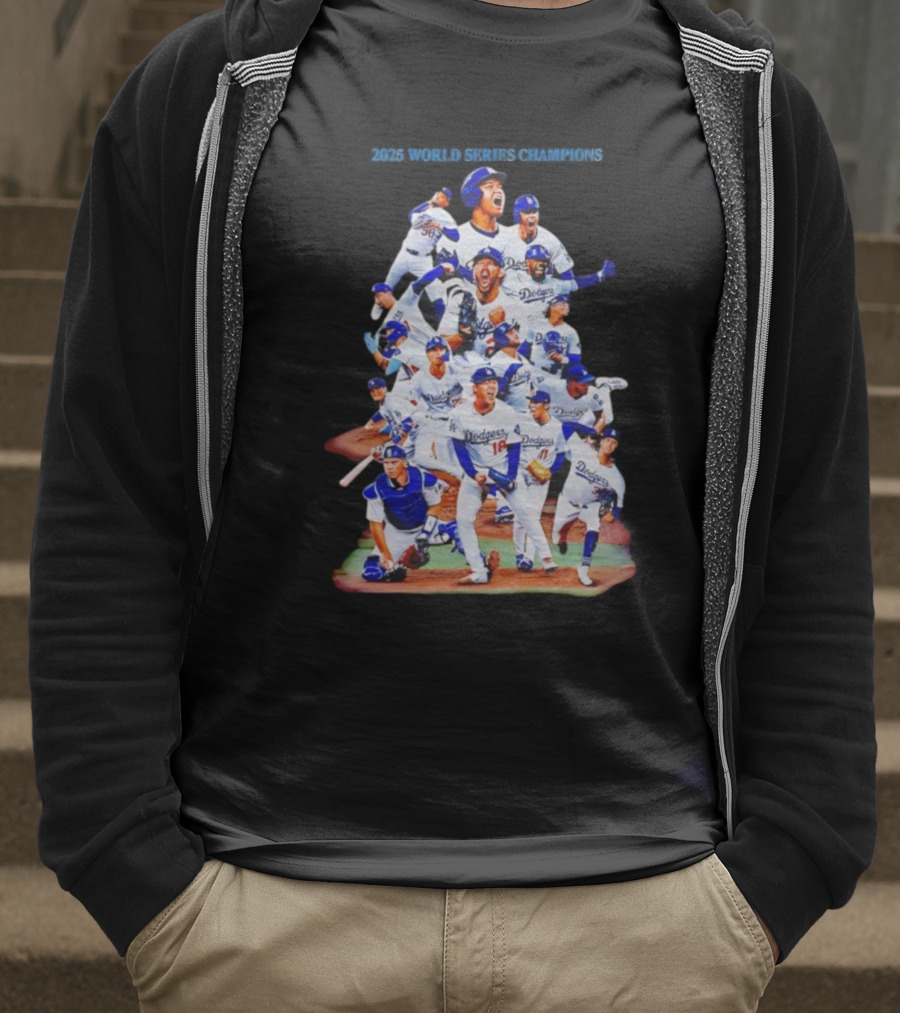 Yoshinobu Yamamoto GOAT Los Angeles Dodgers World Series Champions T-Shirt