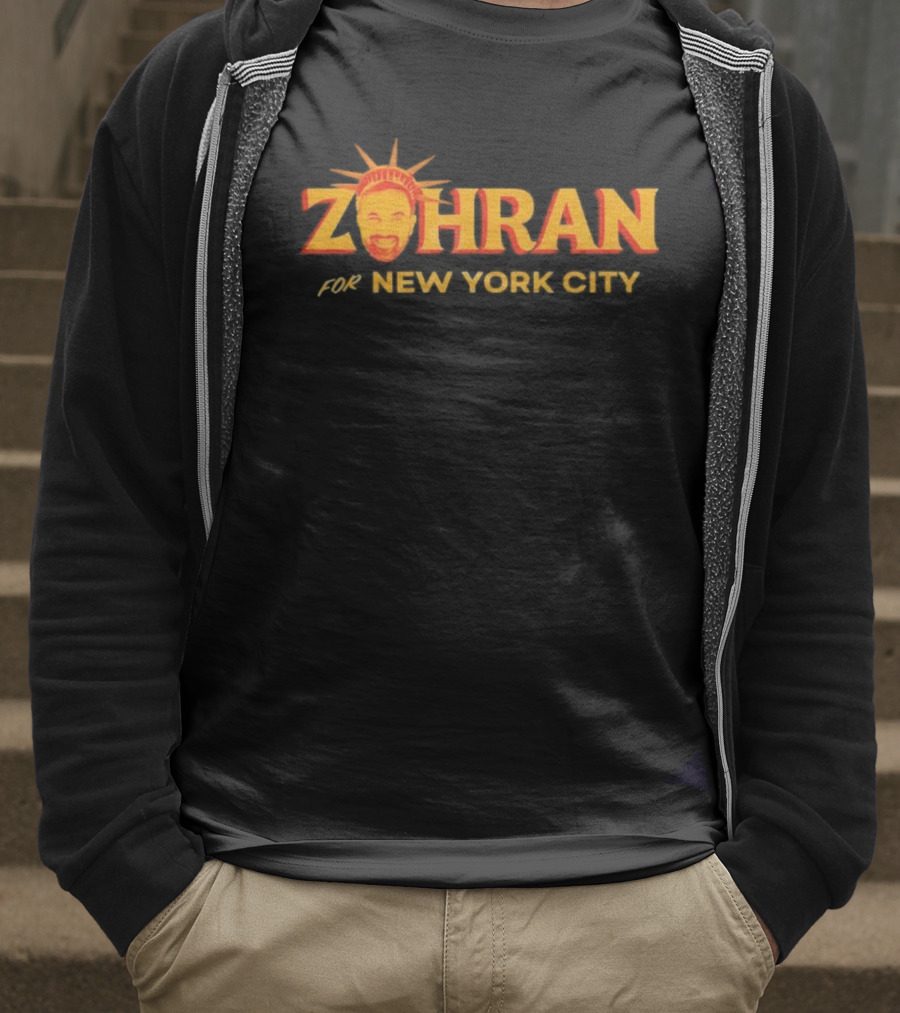 Zohran For New York City Sunburst Design T-Shirt