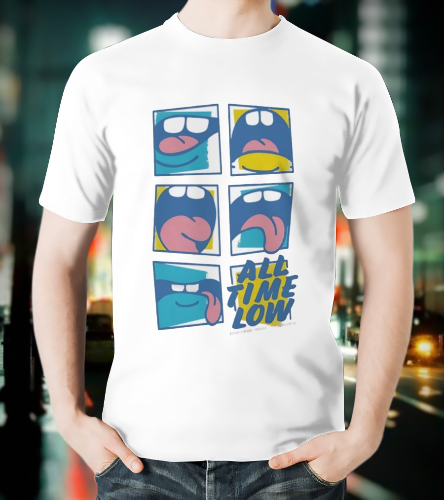 All Time Low Tour Grand Rapids Michigan Pop Art Expressions T-Shirt