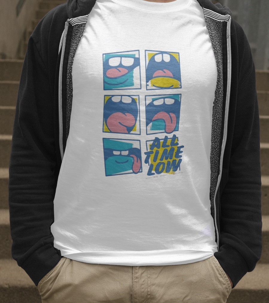All Time Low Tour Grand Rapids Michigan Pop Art Expressions T-Shirt