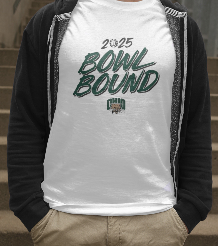 2025 Bowl Bound Ohio Bobcats Football T-Shirt
