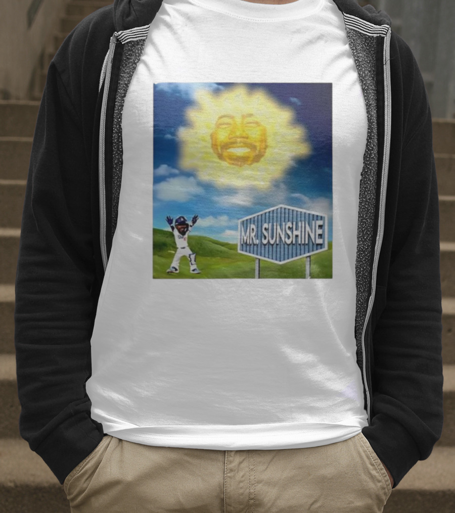 Dodgers Celebration Mini Mr. Sunshine LA Baseball Player T-Shirt