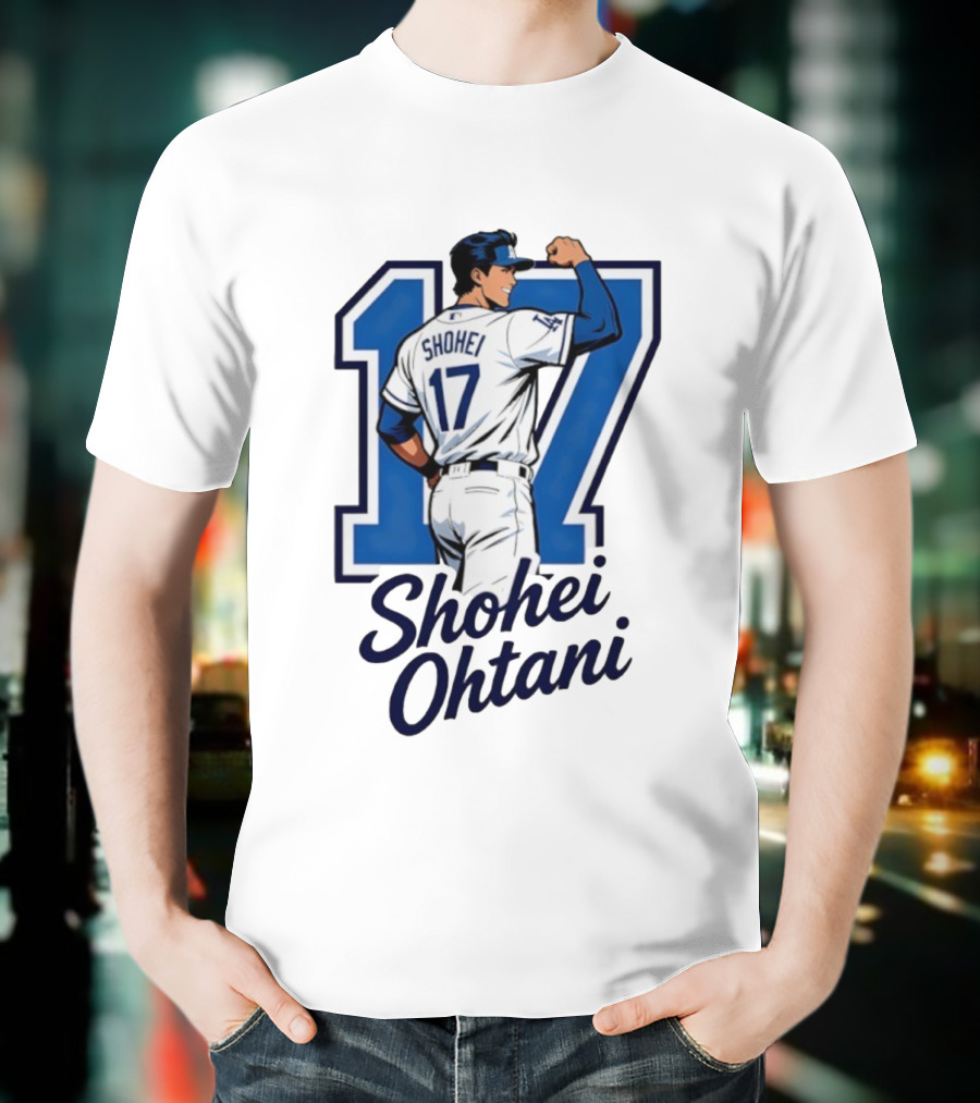 Shohei Ohtani 17 Los Angeles Dodgers Fan Gear T-Shirt