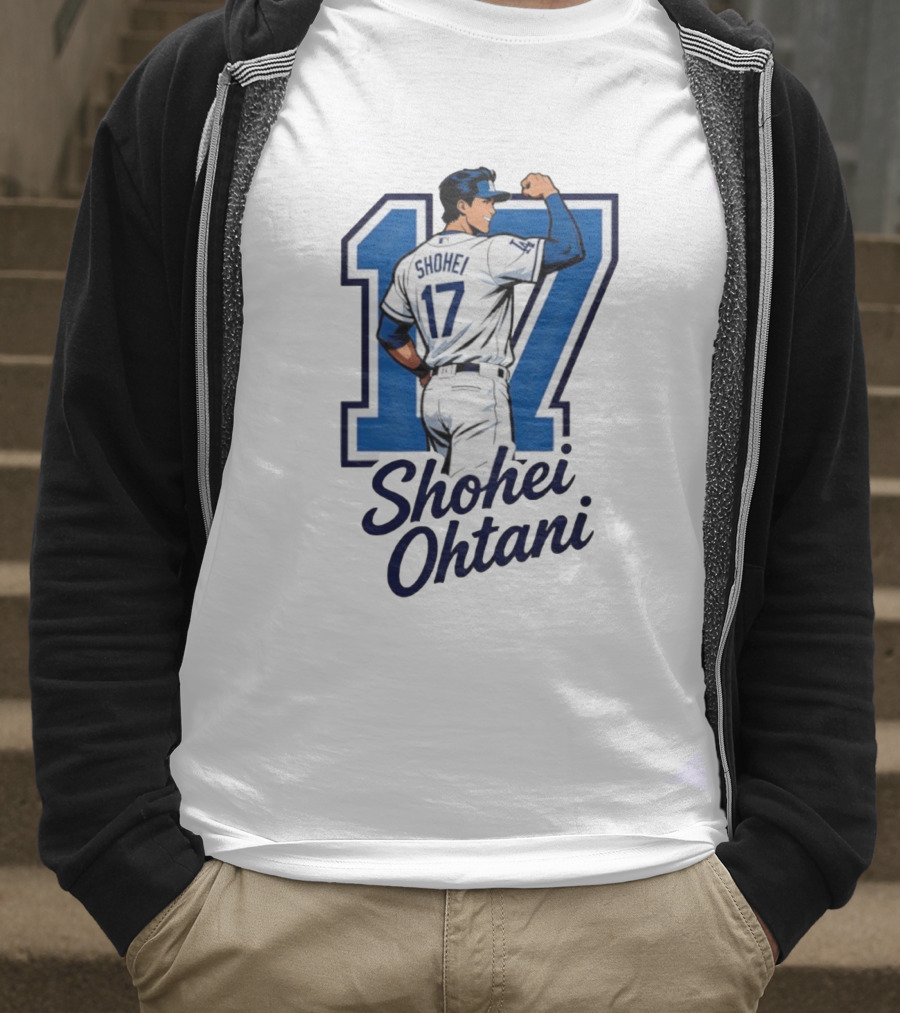 Shohei Ohtani 17 Los Angeles Dodgers Fan Gear T-Shirt
