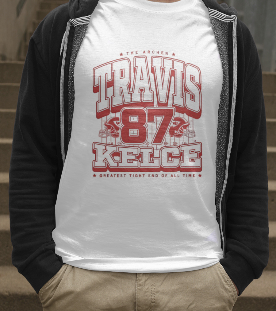 The Archer Travis Kelce 87 Greatest Tight End Of All Time T-Shirt