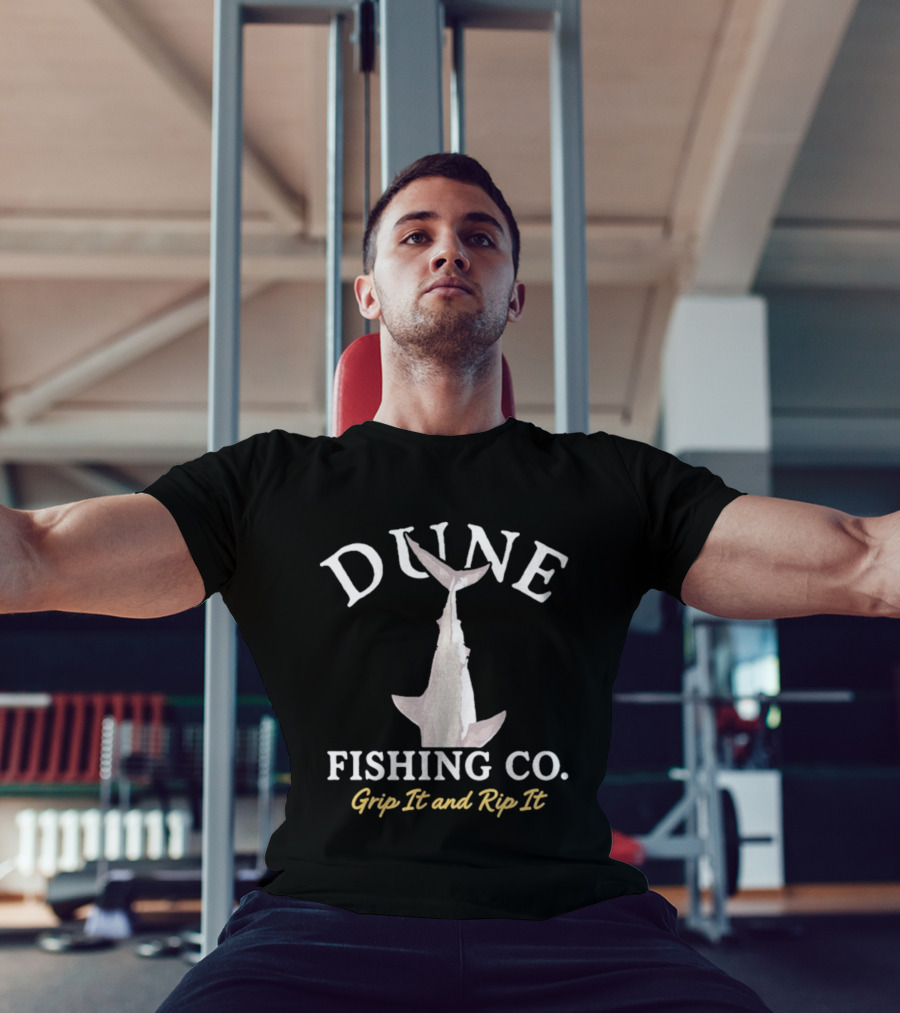 Dune Fishing Co Grip It And Rip It Fish T-Shirt