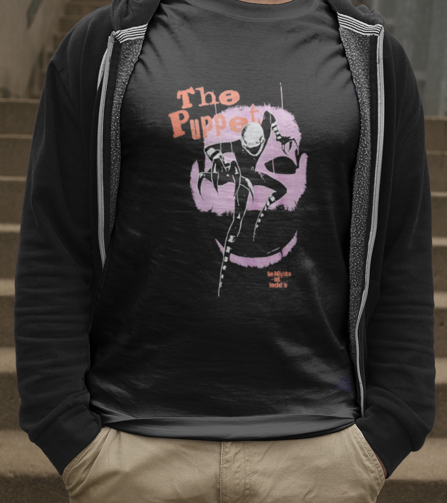 The Puppet Five Nights At Freddy’s Purple And Orange Design T-Shirt