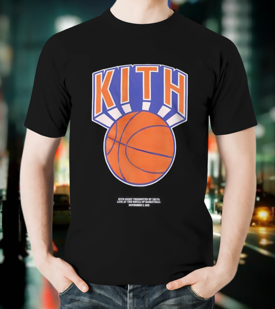 Kith New York Knicks Retro NY Nelson Basketball T-Shirt