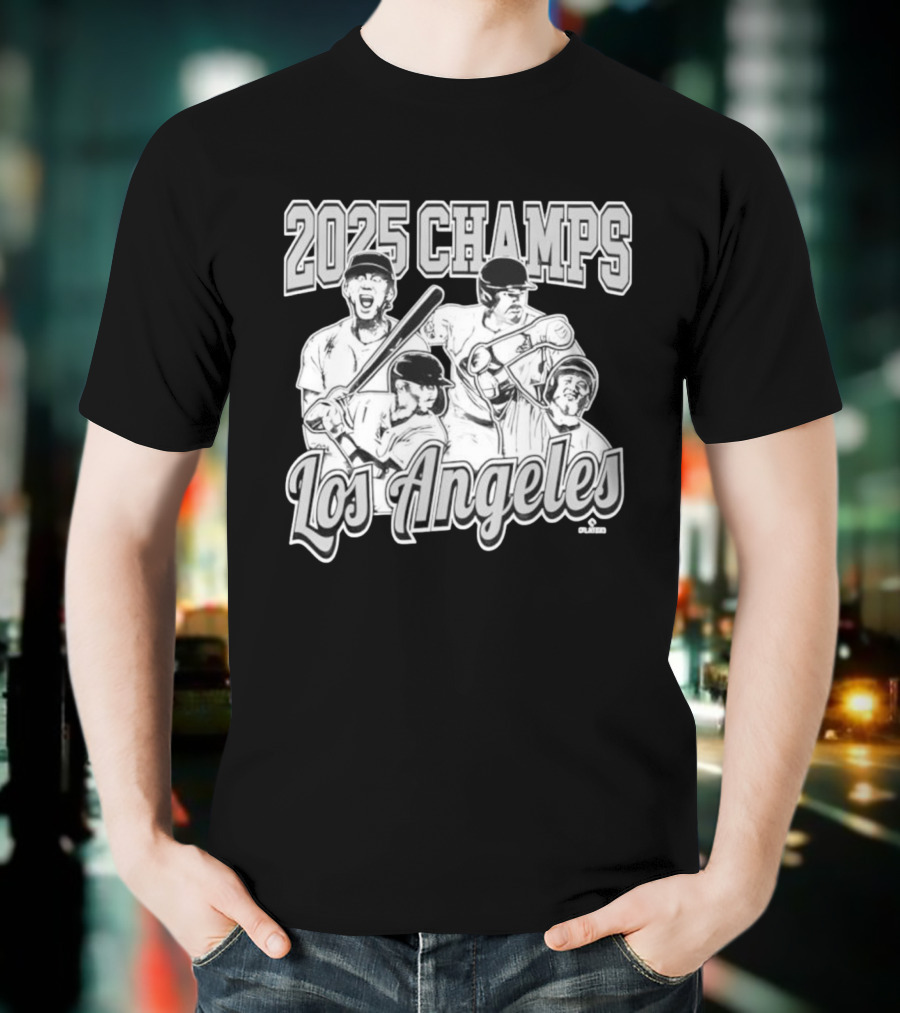 Los Angeles 2025 Champs Baseball Team Triumph T-Shirt