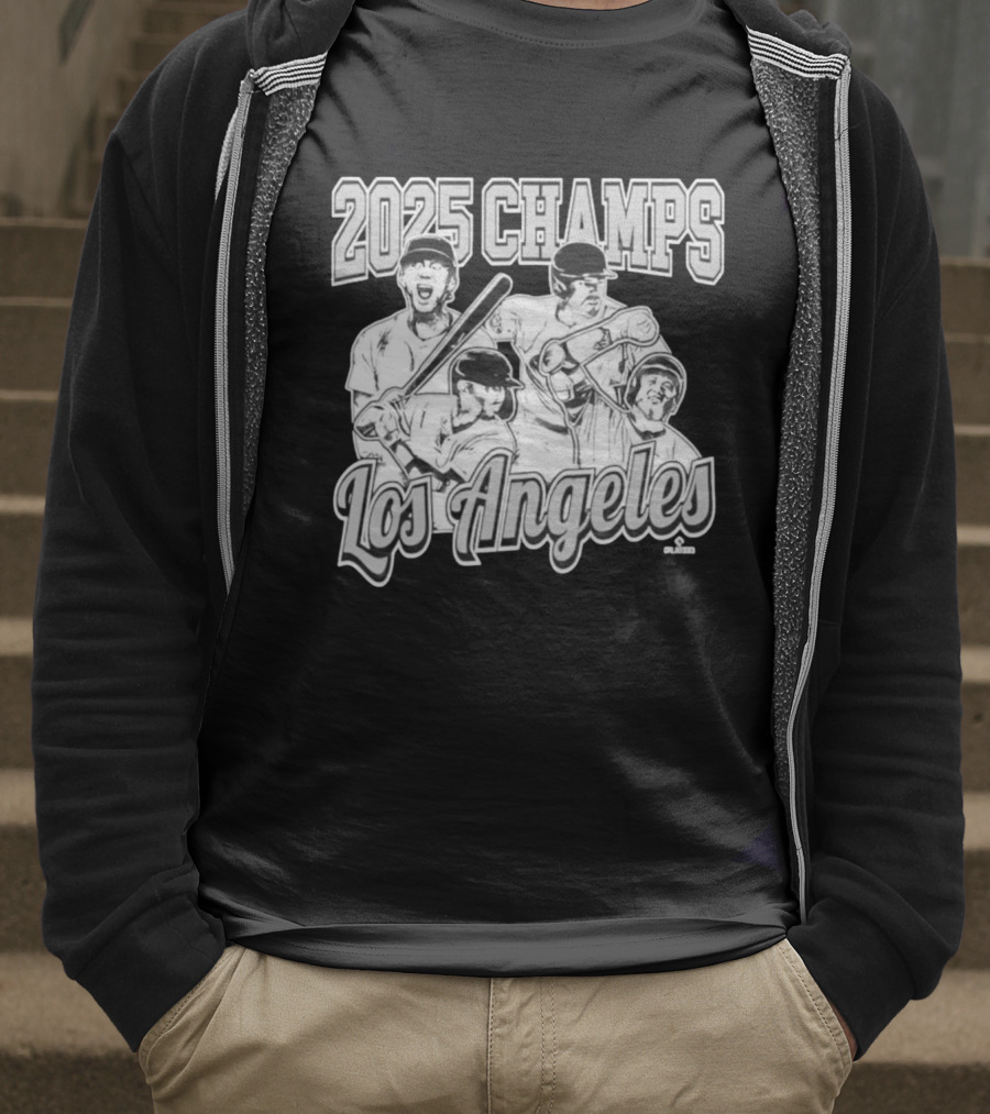 Los Angeles 2025 Champs Baseball Team Triumph T-Shirt