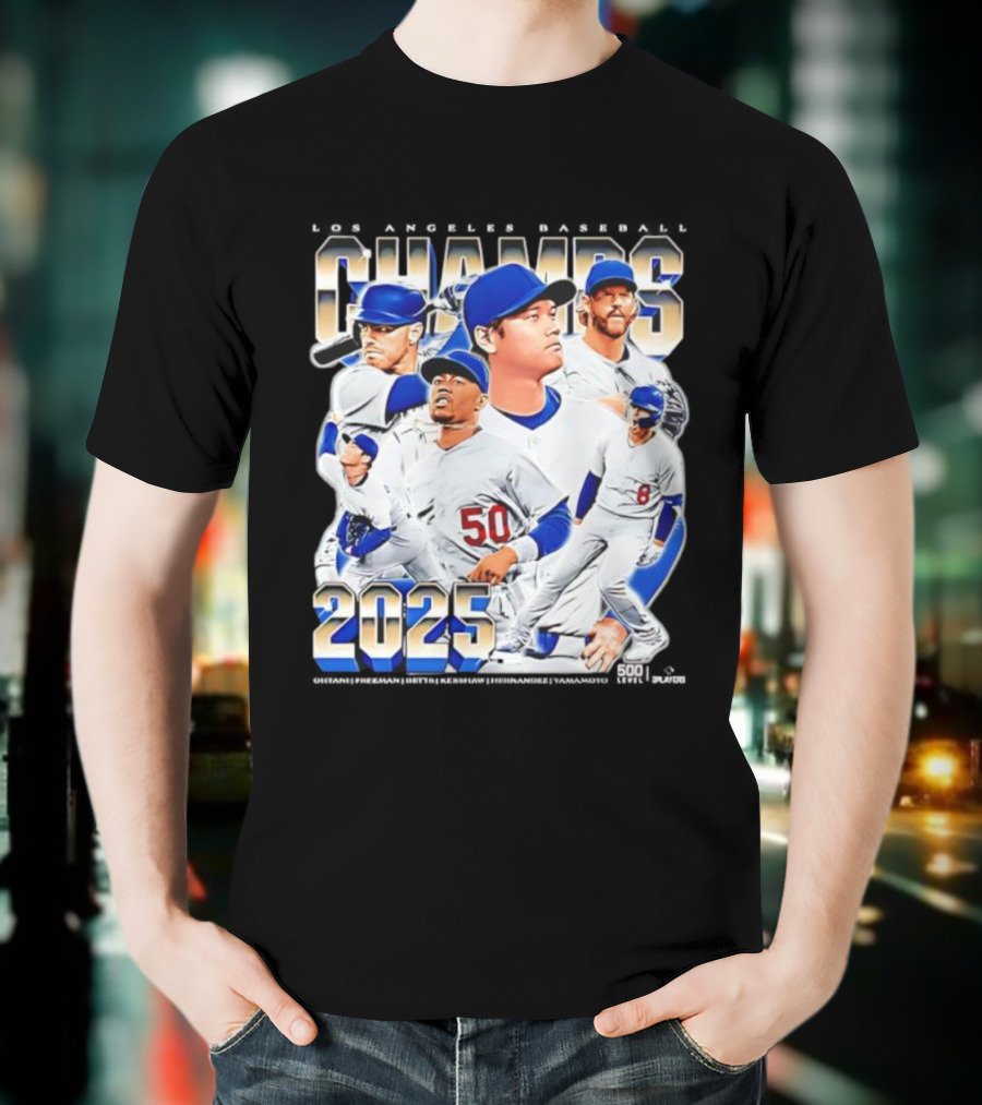 Los Angeles Baseball Champs 2025 Vintage T-Shirt
