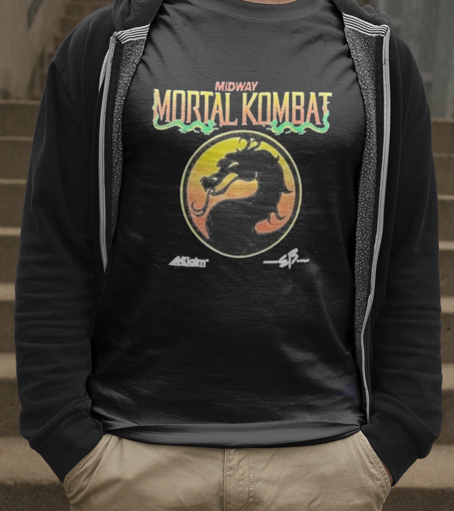 Midway Mortal Kombat Dragon Emblem T-Shirt