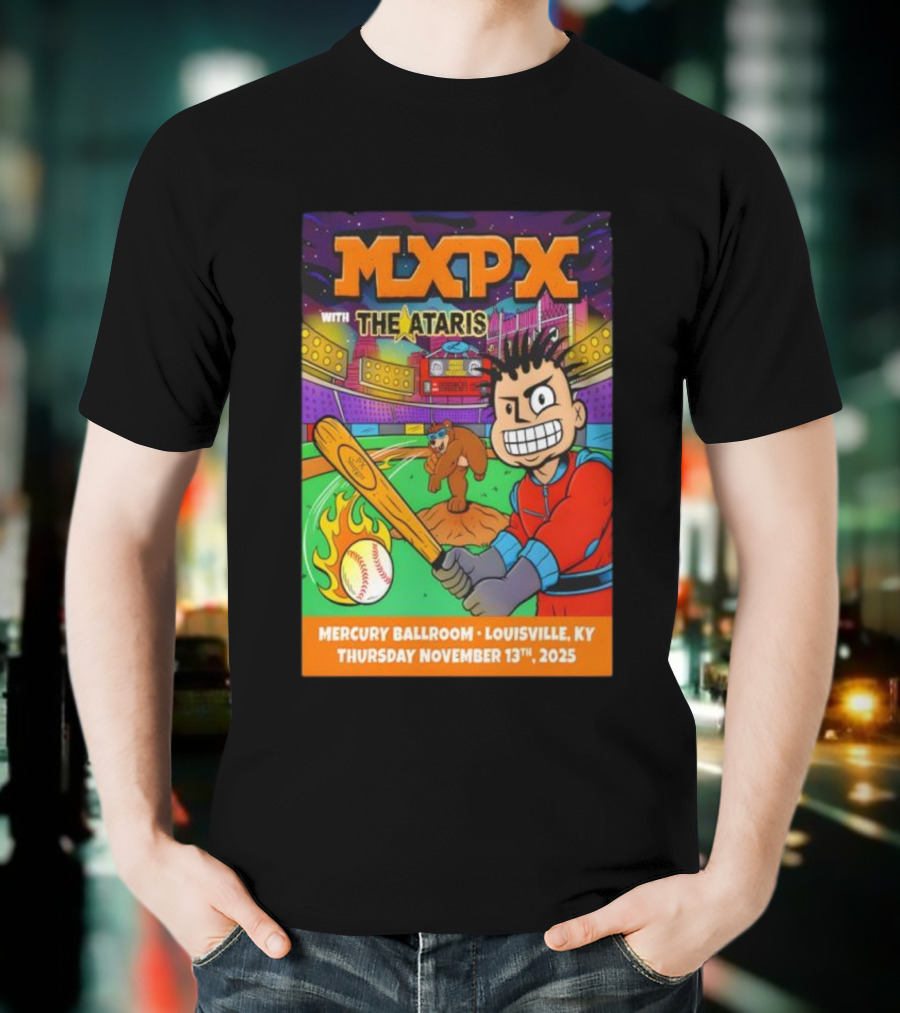 MXPX With The Ataris Concert Nov 13 2025 Mercury Ballroom Louisville KY T-Shirt