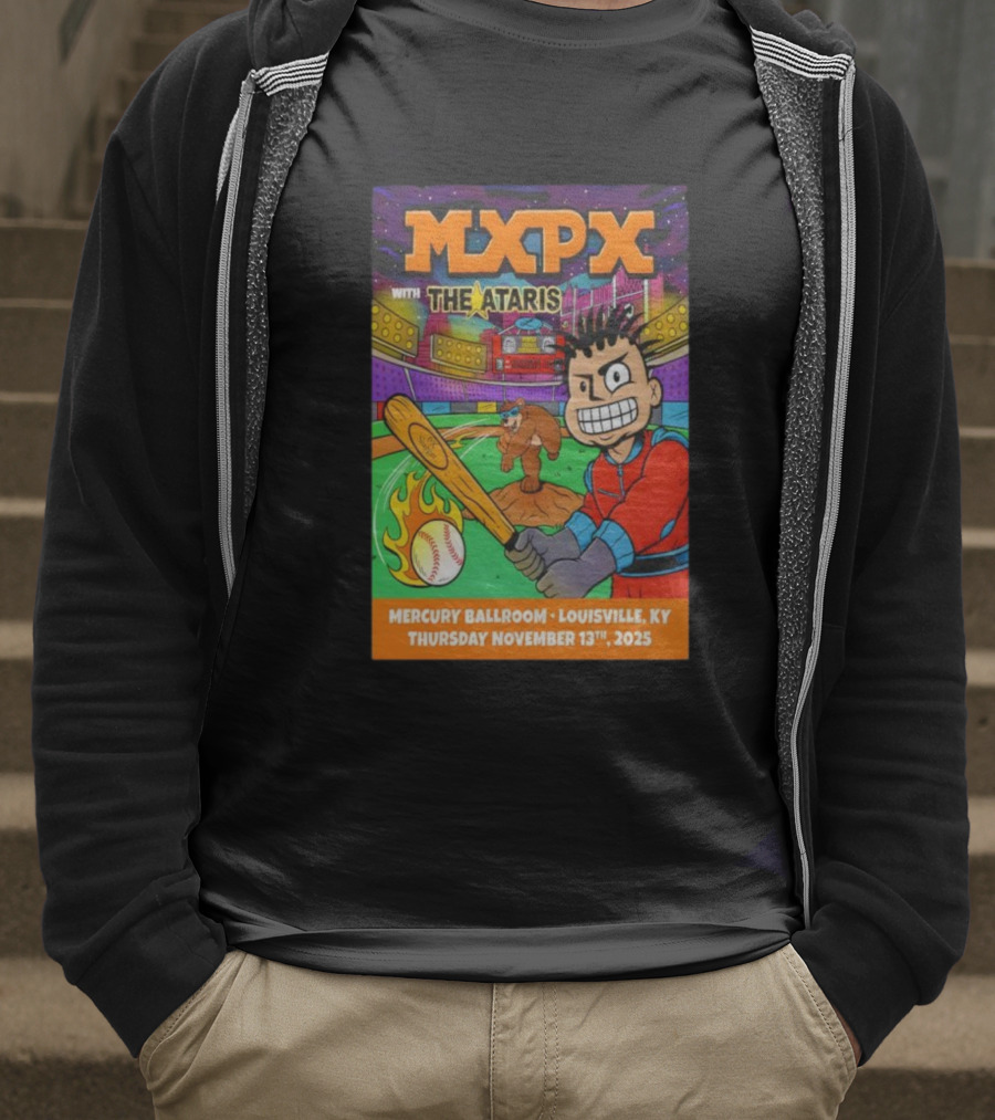 MXPX With The Ataris Concert Nov 13 2025 Mercury Ballroom Louisville KY T-Shirt