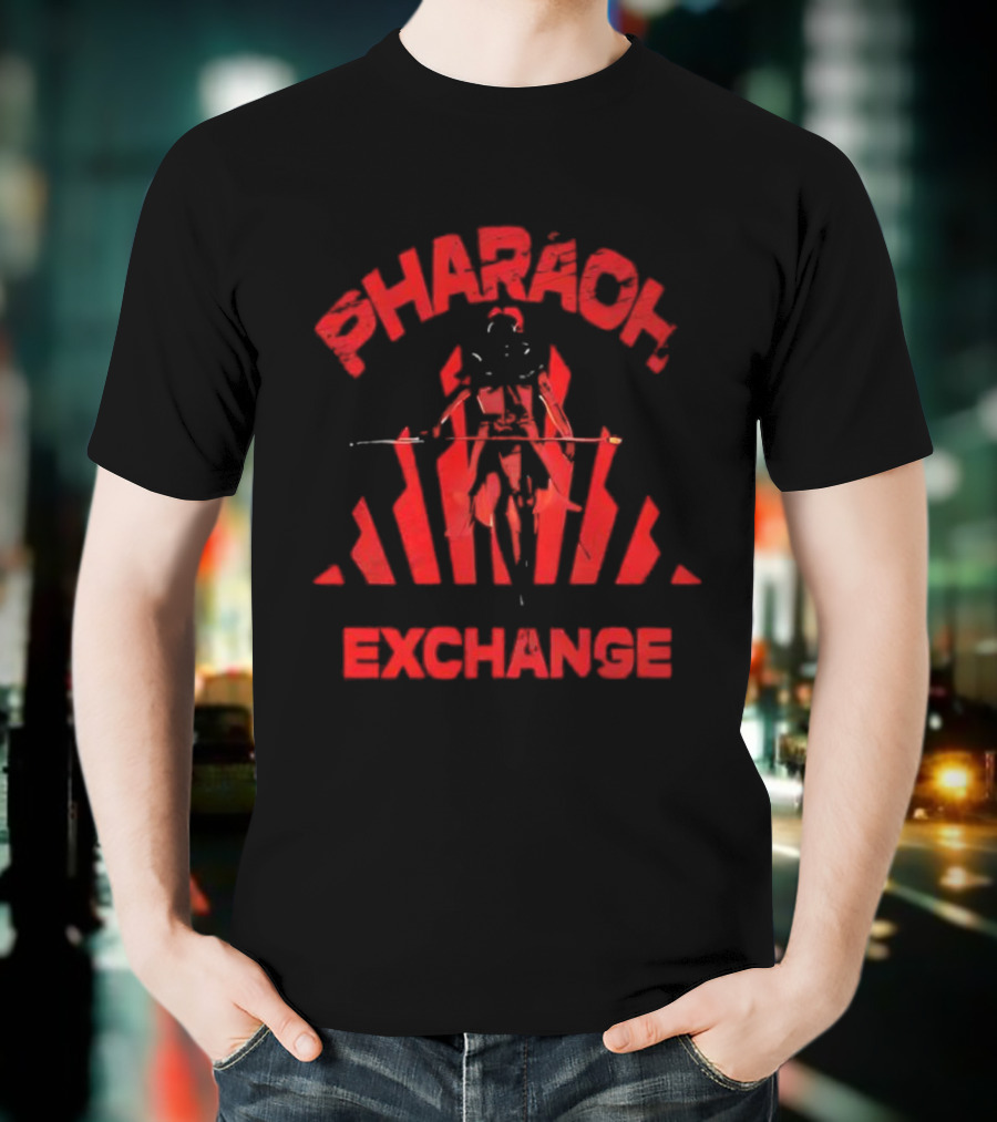 Pharaoh Exchange Ancient Warrior Iconic Red Artwork T-Shirt