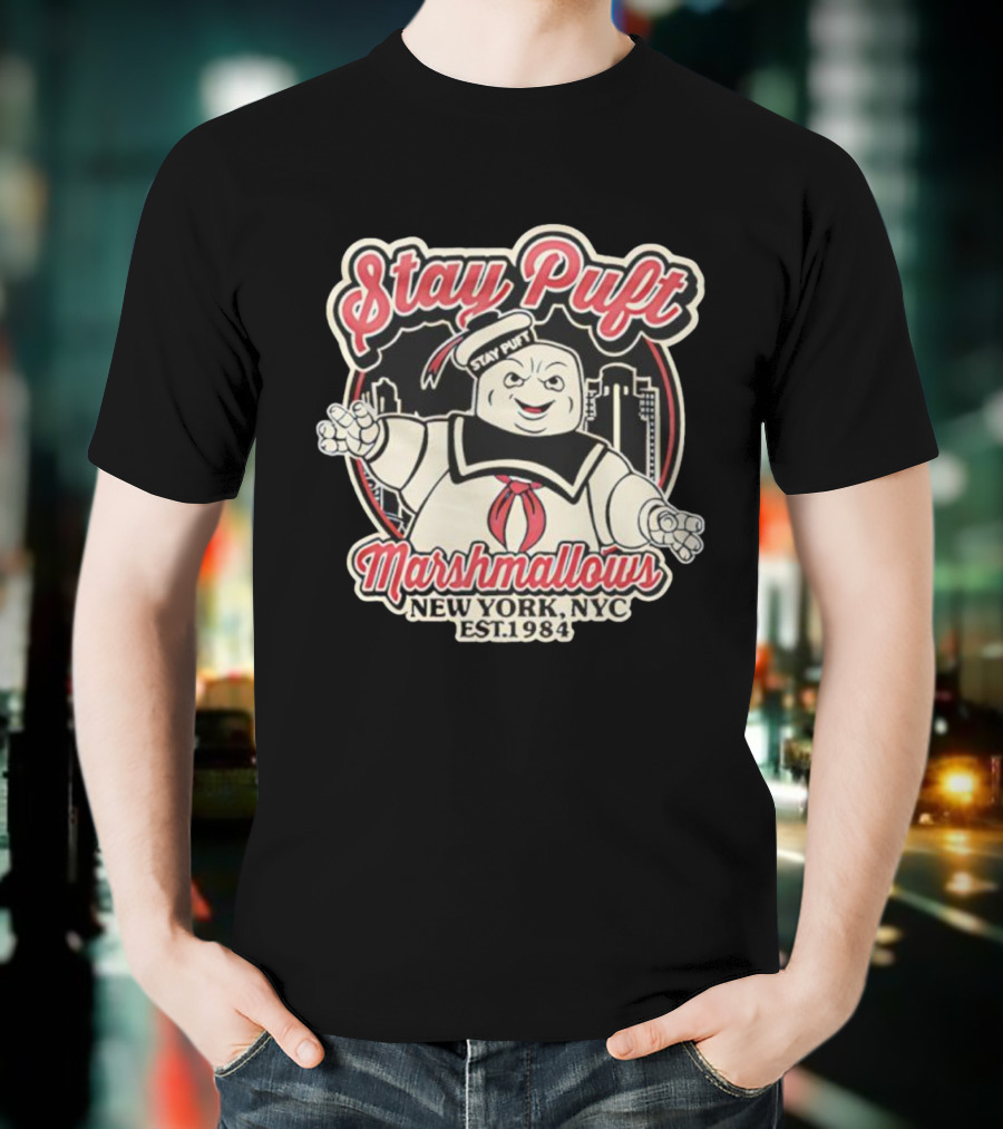 Stay Puft Marshmallows New York NYC Est 1984 T-Shirt