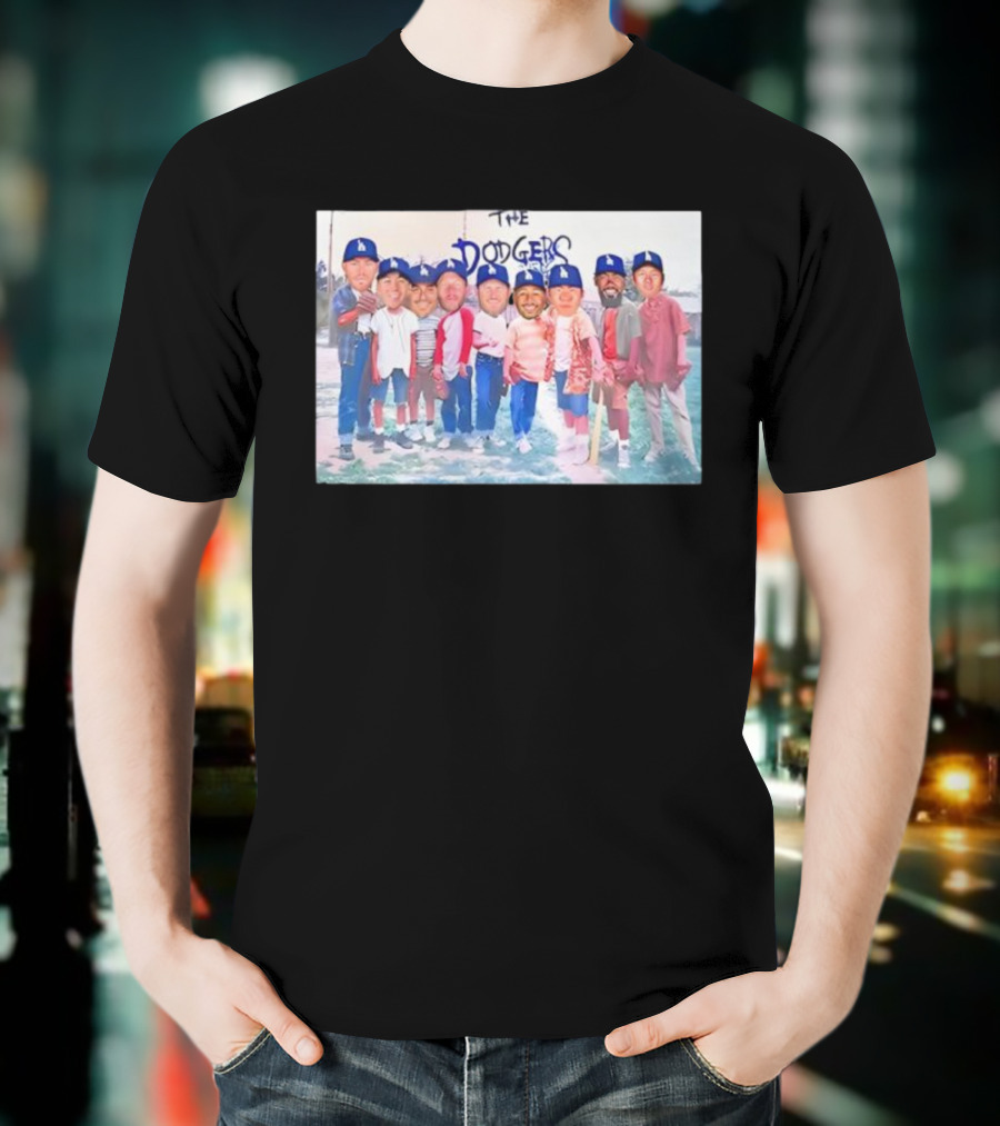 The Dodgers Team Meme Vintage Baseball Cap Group T-Shirt