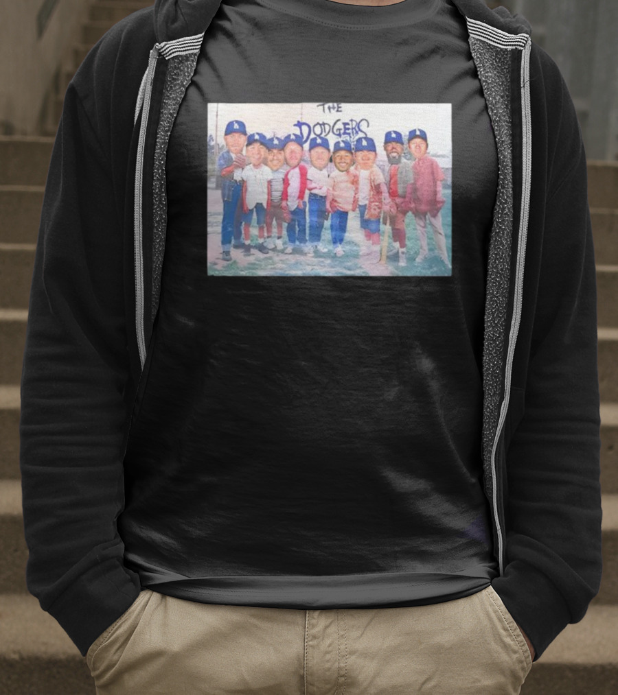 The Dodgers Team Meme Vintage Baseball Cap Group T-Shirt