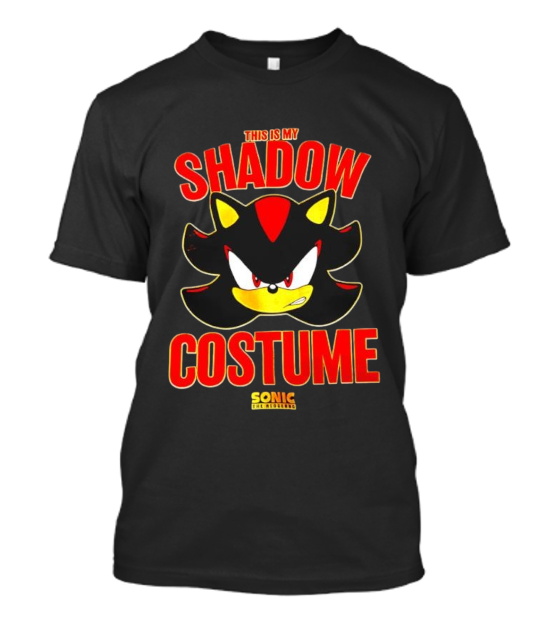 This Is My Shadow Costume Sonic The Hedgehog Halloween T-Shirt